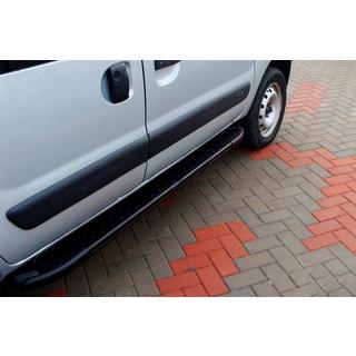 Allmond Black sivuaskelmat (2 kpl, alumiini) Renault Kangoo 1998–2008 kuva 1