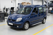 Renault Kangoo 1998–2008 Line-sivuporrassarja (2 kpl, alumiini) kuva 1