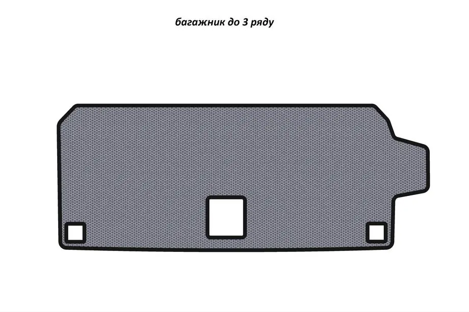 BMW X7 G07 2019– Kumibakakonttimatto Carsuit (3. istuinriviin asti, harmaa) Image