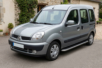 Renault Kangoo 1998–2008 Maydos V1 sivuastinlaudat (2 kpl, alumiini / ruostumaton teräs) kuva 1