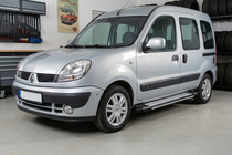 Renault Kangoo 1998–2008 Rainbow sivuporrassarja (2 kpl, alumiini) kuva 1