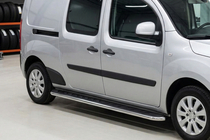 Renault Kangoo 2008–2020 Maydos V1 sivuastinlaudat (2 kpl, alumiini / ruostumaton teräs) Pitkä akseliväli kuva 1