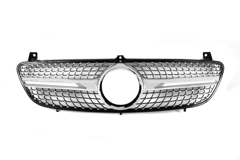 Mercedes Vito W639 2004–2014 Poistoerä Etusäleikkö Diamond Silver (2004-2010) Image