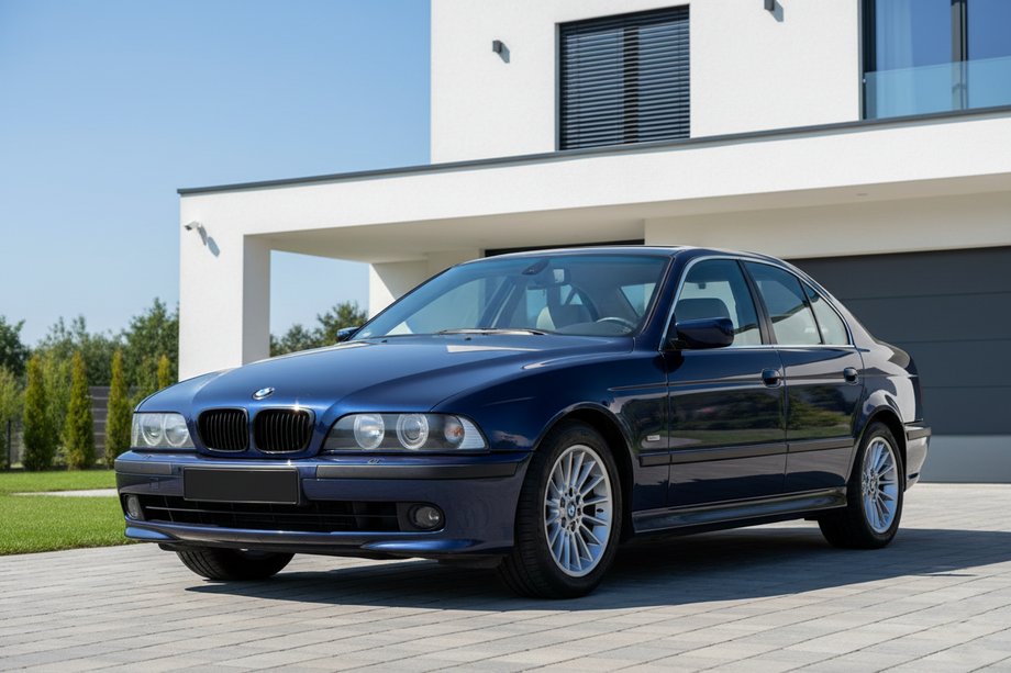 BMW 5-sarja E39 1996–2003 1-Bar munuaismaskit (2000-2003, kiiltävä musta) Kuva 1