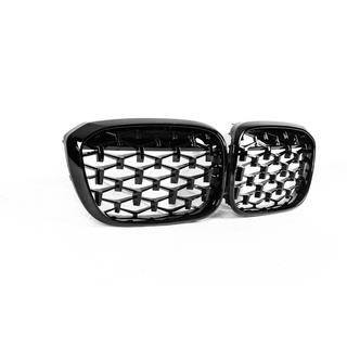 Munuaismaskit Diamond Black (2018-2021, musta reunus) BMW X3 G01 2018– kuva 4
