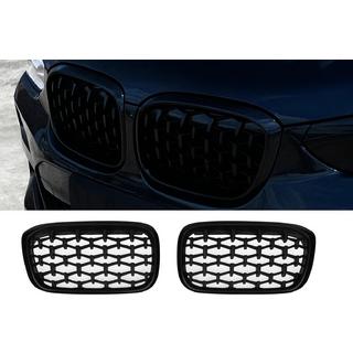Munuaismaskit Diamond Black (2018-2021, musta reunus) BMW X3 G01 2018– kuva 1