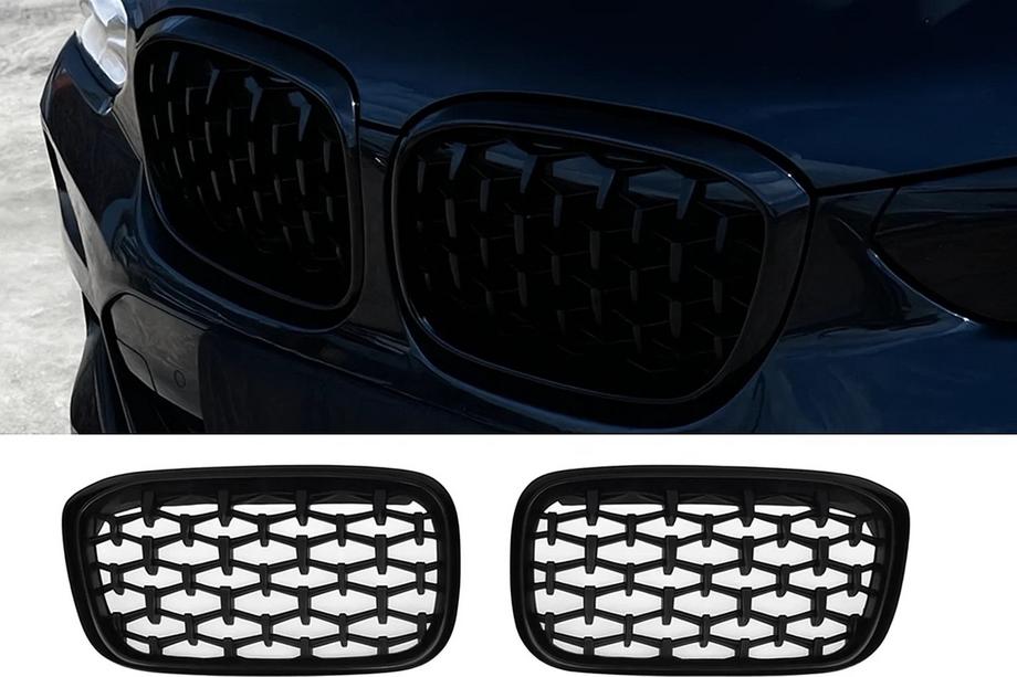 BMW X3 G01 2018– Munuaismaskit Diamond Black (2018-2021, musta reunus) Image