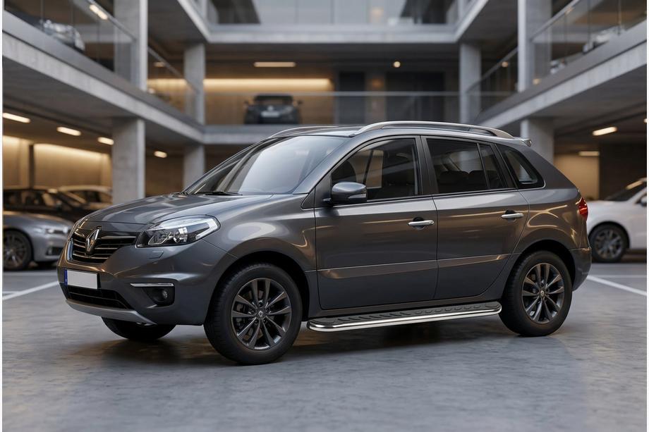 Renault Koleos 2008–2016 Maydos V1 sivuportaat (2 kpl, alumiini ↗ ruostumaton teräs) Image