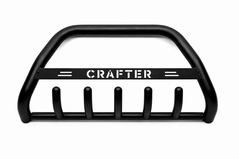 Volkswagen Crafter 2006–2016 Karjapuskuri WT004 Black (ruostumaton teräs) Image