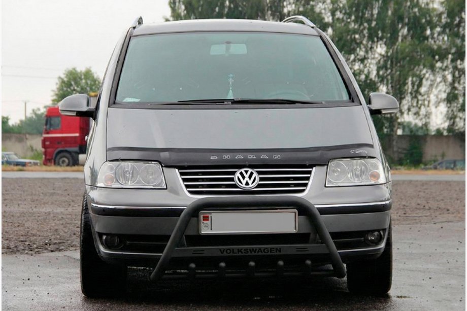 Volkswagen Sharan 2010–2023 Karjapuskuri WT004 Black (ruostumaton teräs) Image