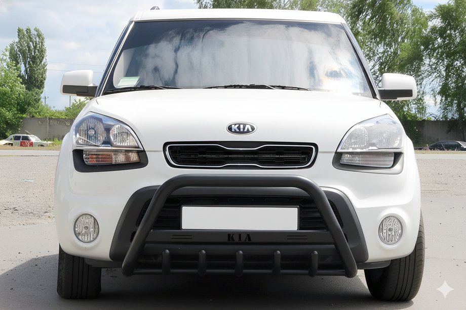 Kia Soul I 2008–2013 Karjapuskuri WT004 Black (ruostumaton teräs) Image