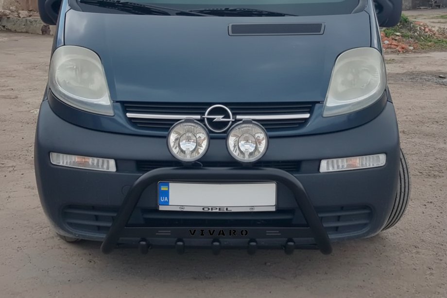 Opel Vivaro 2001–2015 Karjapuskuri WT004 Black (ruostumaton teräs) Image