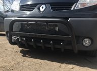 Renault Trafic 2001–2015 Karjapuskuri WT004 Black (ruostumaton teräs) kuva 5
