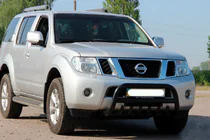 Nissan Navara 2006–2015 Karjapuskuri WT008 Black (ruostumaton teräs) kuva 3