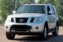 Nissan Navara 2006–2015 Karjapuskuri WT008 Black (ruostumaton teräs) kuva 4