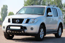 Nissan Navara 2006–2015 Karjapuskuri WT008 Black (ruostumaton teräs) kuva 1