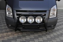 Ford Transit 2000–2014 Härkäpuskuri WT018 Black (2006-2014, ruostumaton teräs) kuva 2