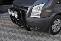 Ford Transit 2000–2014 Härkäpuskuri WT018 Black (2006-2014, ruostumaton teräs) kuva 3