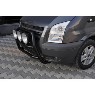 Härkäpuskuri WT018 Black (2006-2014, ruostumaton teräs) Ford Transit 2000–2014 kuva 3