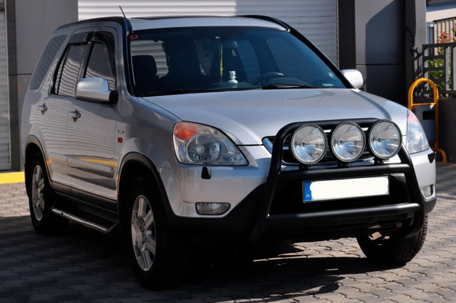 Honda CRV 2001–2006 Karjapuskuri WT018 Black (ruostumaton teräs) Image