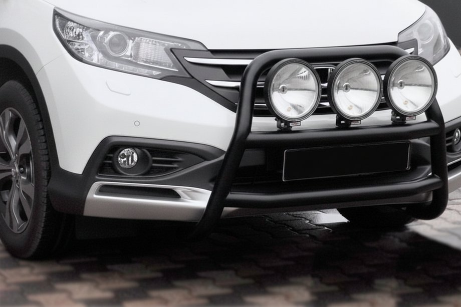 Honda CRV 2012–2016 Etusuojakaari WT018 Black (ruostumaton teräs) Image