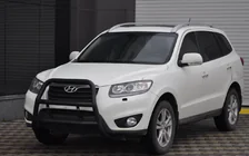 Hyundai Santa Fe 2 2006–2012 Karjapuskuri WT018 Black (ruostumaton teräs) kuva 3