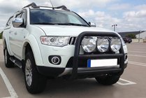 Mitsubishi L200 2006–2015 Karjapuskuri WT018 Black (ruostumaton teräs) kuva 1