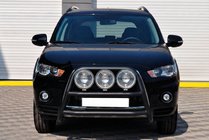 Mitsubishi Outlander 2006–2012 Karjapuskuri WT018 Black (ruostumaton teräs) kuva 1
