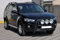 Mitsubishi Outlander 2006–2012 Karjapuskuri WT018 Black (ruostumaton teräs) kuva 3