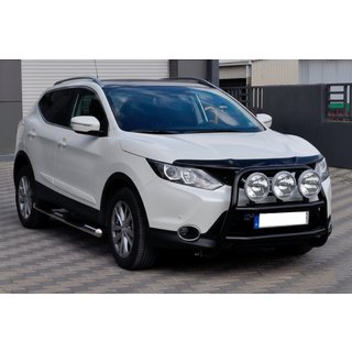 Puskurirauta WT018 Black (ruostumaton teräs) Nissan Qashqai 2014–2021 kuva 3