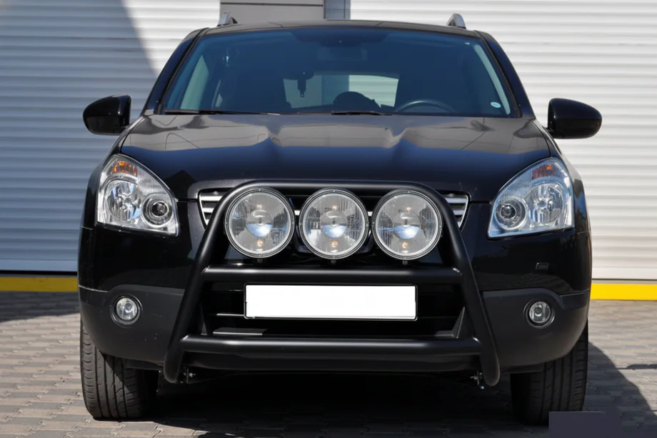 Nissan Qashqai 2007–2010 Karjapuskuri WT018 Black (ruostumaton teräs) Image
