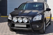 Nissan Qashqai 2010–2014 Karjapuskuri WT018 Black (ruostumaton teräs) kuva 2
