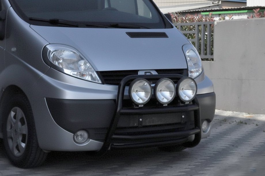 Renault Trafic 2001–2015 Karjapuskuri WT018 Black (ruostumaton teräs) Image