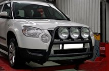 Skoda Yeti 2009–2017 Karjapuskuri WT018 Black (ruostumaton teräs) kuva 2