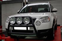 Skoda Yeti 2009–2017 Karjapuskuri WT018 Black (ruostumaton teräs) kuva 4