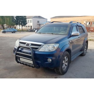 Puskurirauta F12-11 Black (ruostumaton teräs) Toyota Fortuner 2006–2015 kuva 1