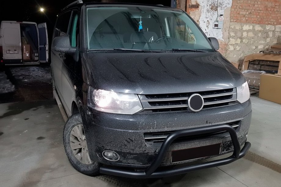 Volkswagen T5 2010–2015 Karjapuskuri WT006ST Black (ruostumaton teräs) Image