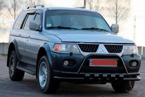 Mitsubishi Pajero Sport 1996–2007 Etusuojakaari ST015WT Black (ruostumaton teräs) kuva 3