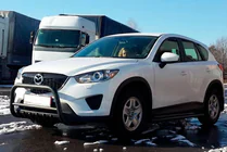 Mazda CX-5 2012–2017 Etupuskuriputki WT021 Black (ruostumaton teräs) kuva 2