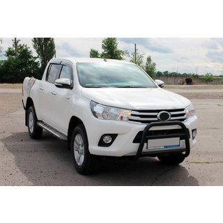 Etusuojarauta WT023 Black (ruostumaton teräs) Toyota Hilux 2015– kuva 3