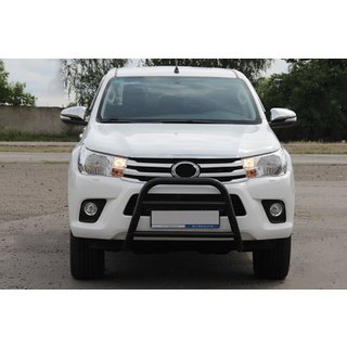 Etusuojarauta WT023 Black (ruostumaton teräs) Toyota Hilux 2015– kuva 1