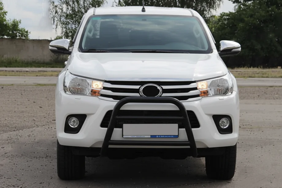 Toyota Hilux 2015– Etusuojarauta WT023 Black (ruostumaton teräs) Image