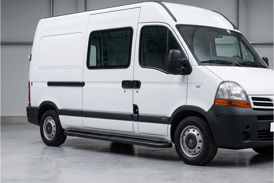 Renault Master 1998–2010 Bosphorus Black sivuastinlaudat (2 kpl, alumiini) Image
