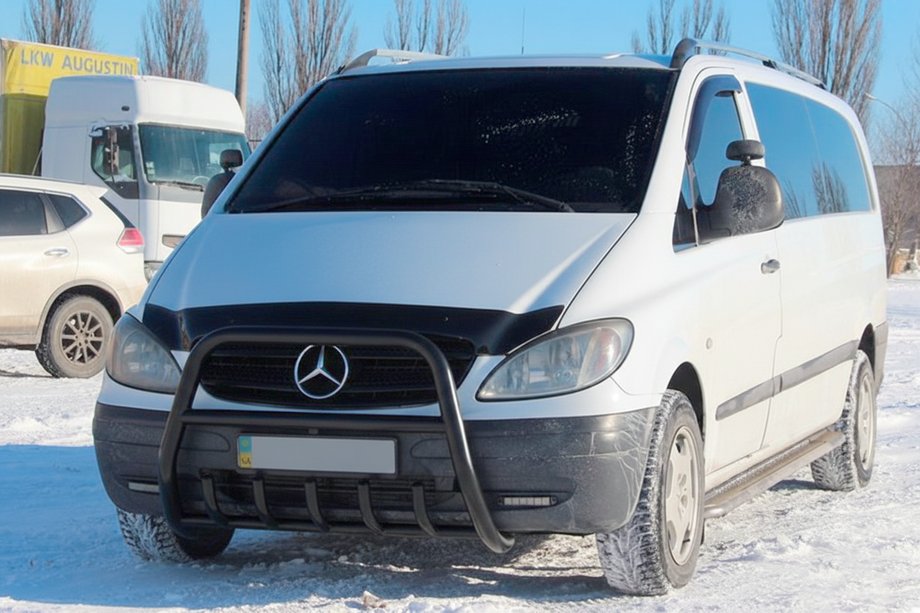 Mercedes Vito W639 2004–2014 Karjapuskuri XL-WT025 Black (ruostumaton teräs) Kuva 3