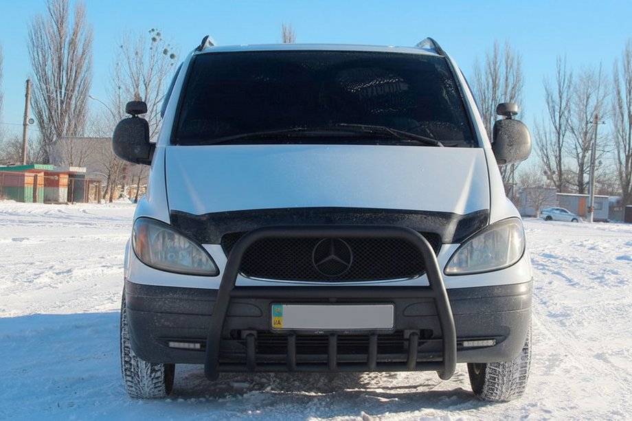 Mercedes Vito W639 2004–2014 Karjapuskuri XL-WT025 Black (ruostumaton teräs) Kuva 2