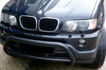 BMW X5 E53 1999–2006 Karjapuskuri WT015 Black (ruostumaton teräs) kuva 1