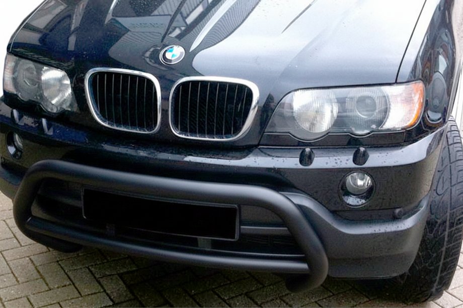 BMW X5 E53 1999–2006 Karjapuskuri WT015 Black (ruostumaton teräs) Image