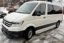 Volkswagen Crafter 2016– Etupuskurisuoja ST085 Black (ruostumaton teräs) kuva 1