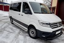 Volkswagen Crafter 2016– Etupuskurisuoja ST085 Black (ruostumaton teräs) kuva 2