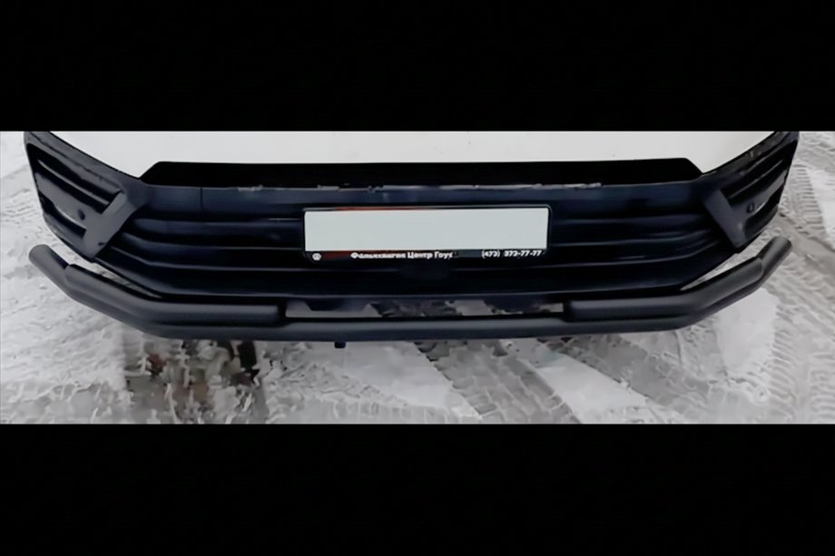 Volkswagen Crafter 2006–2016 Etusuojakaari ST008 Black (ruostumaton teräs) Image